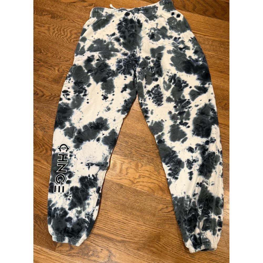 Chnge Unisex Cookies and Cream Sweatpants Organic Cotton Size Large Black - Picture 5 of 10